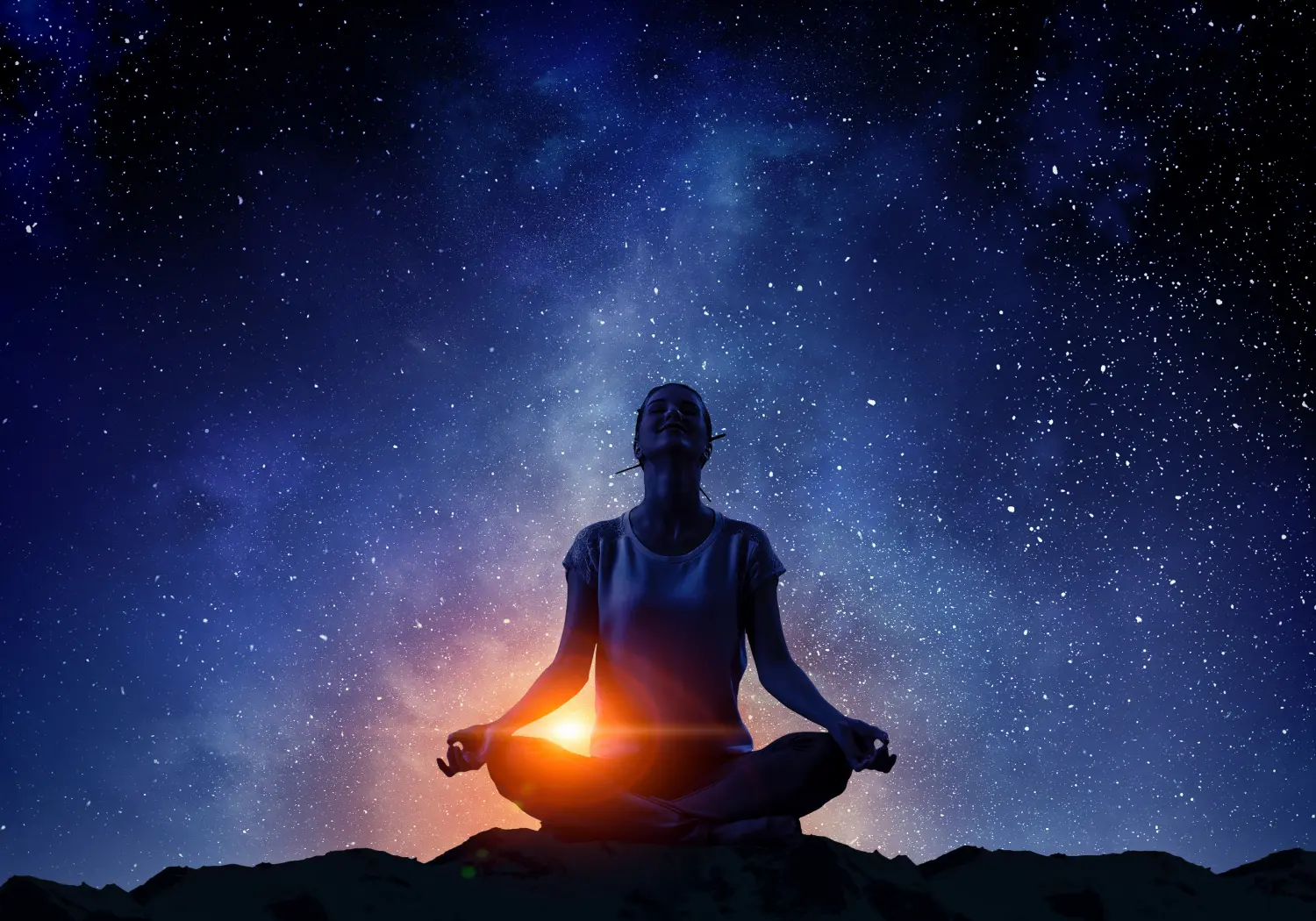 Ich versuche, mich auf das Positive zu konzentrieren 